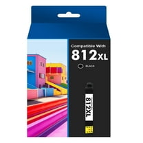 1-Pack 812XL Black Ink compatible for Epson 812 Ink Cartridges for Epson Workforce Pro WF-7820 WF-7840 WF-7310