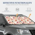 thumbnail image 4 of Windshield Sun Shade, Simple Painted Deer Trees Stars Foldable Car Sun Shade Windshield For Front, 2 Pieces, 4 of 4
