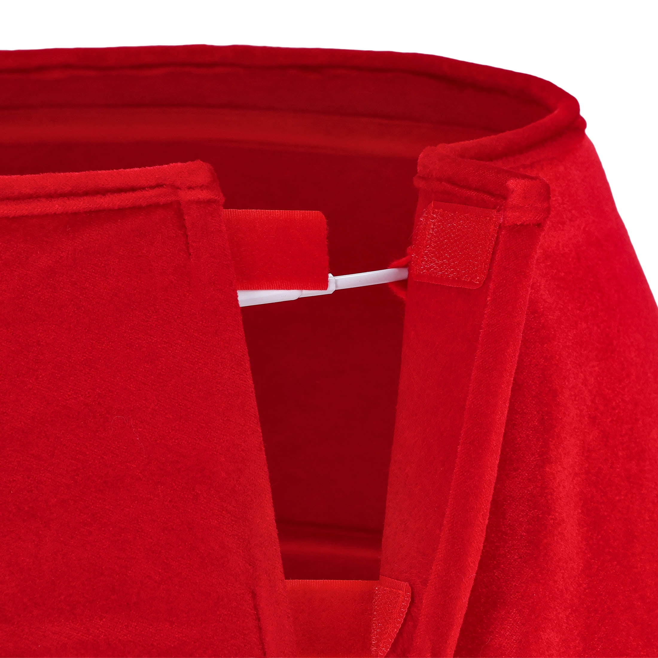 2-Panel Velvet Christmas Tree Stand Band, Red, 23", by Holiday Time