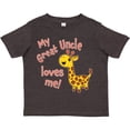 thumbnail image 3 of Inktastic My Great Uncle Loves me- cute giraffe Boys or Girls Toddler T-Shirt, 3 of 5