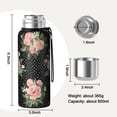 thumbnail image 7 of 20 Oz Pioneer Flower Coffee Tumbler Double Wall Insulated Stainless Steel Water Bottle | Metal Reusable Thermoses Flask with Cup Cap | Leak & Sweat Proof with Anti-Dust Lid, 7 of 7