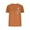 Orange, variant on WREESH Womens Fashion T-Shirts Summer Comfortable Round Neck Printing Short Sleeve Tops Blouse T-Shirt Pullover Red