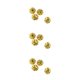 thumbnail image 2 of sweethay 100 piezas de cuentas de diamantes de imitación para manualidades, accesorios de cuentas de bolas redondas de Metal, suministros de Type1 NO1, 2 of 6