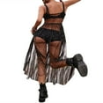 thumbnail image 2 of Robe d'Été Transparente en Maille pour Femmes, Robe de Plage Sans Manches, Couverture de Bikini, Tenue de Plage, 2 of 7