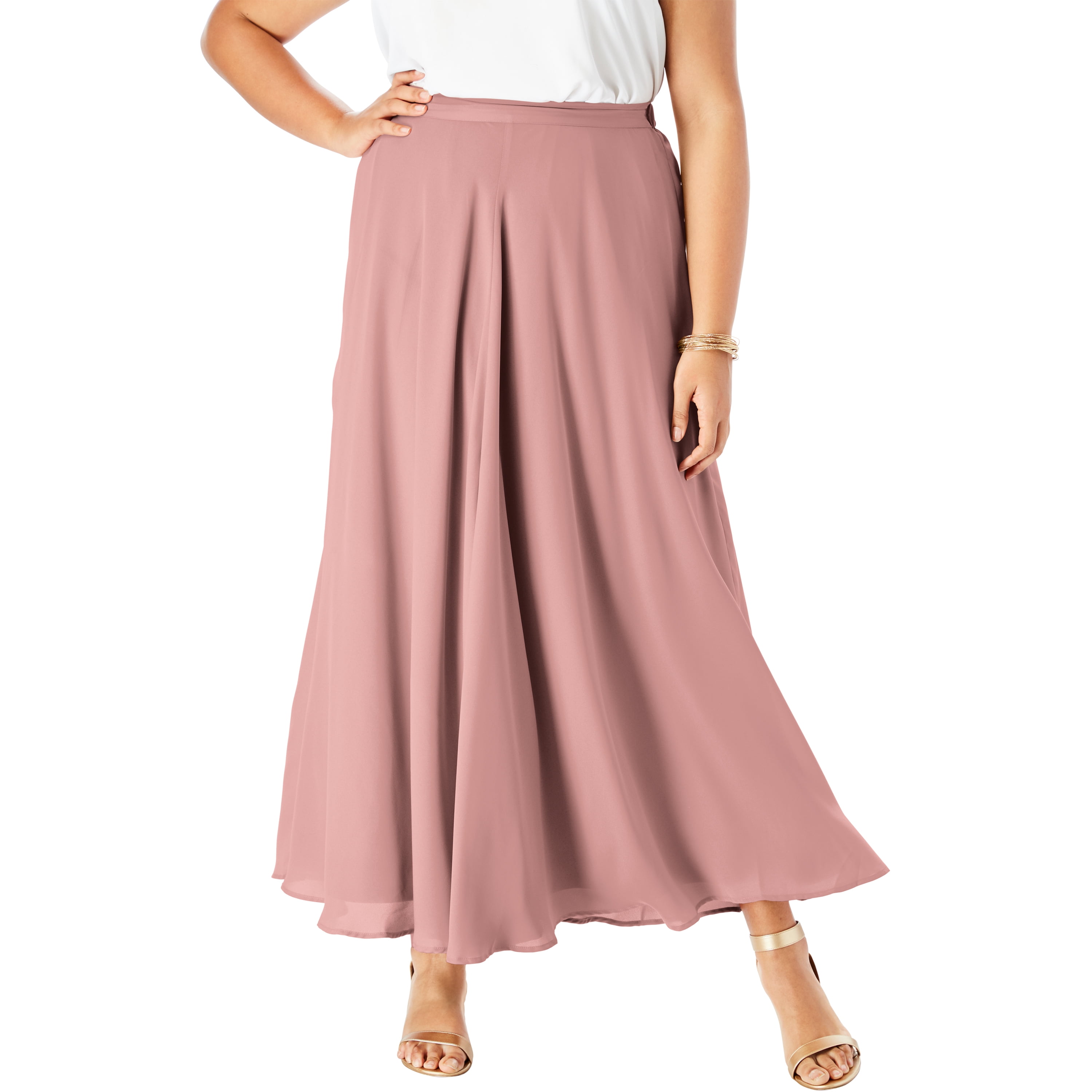 black maxi skirt walmart