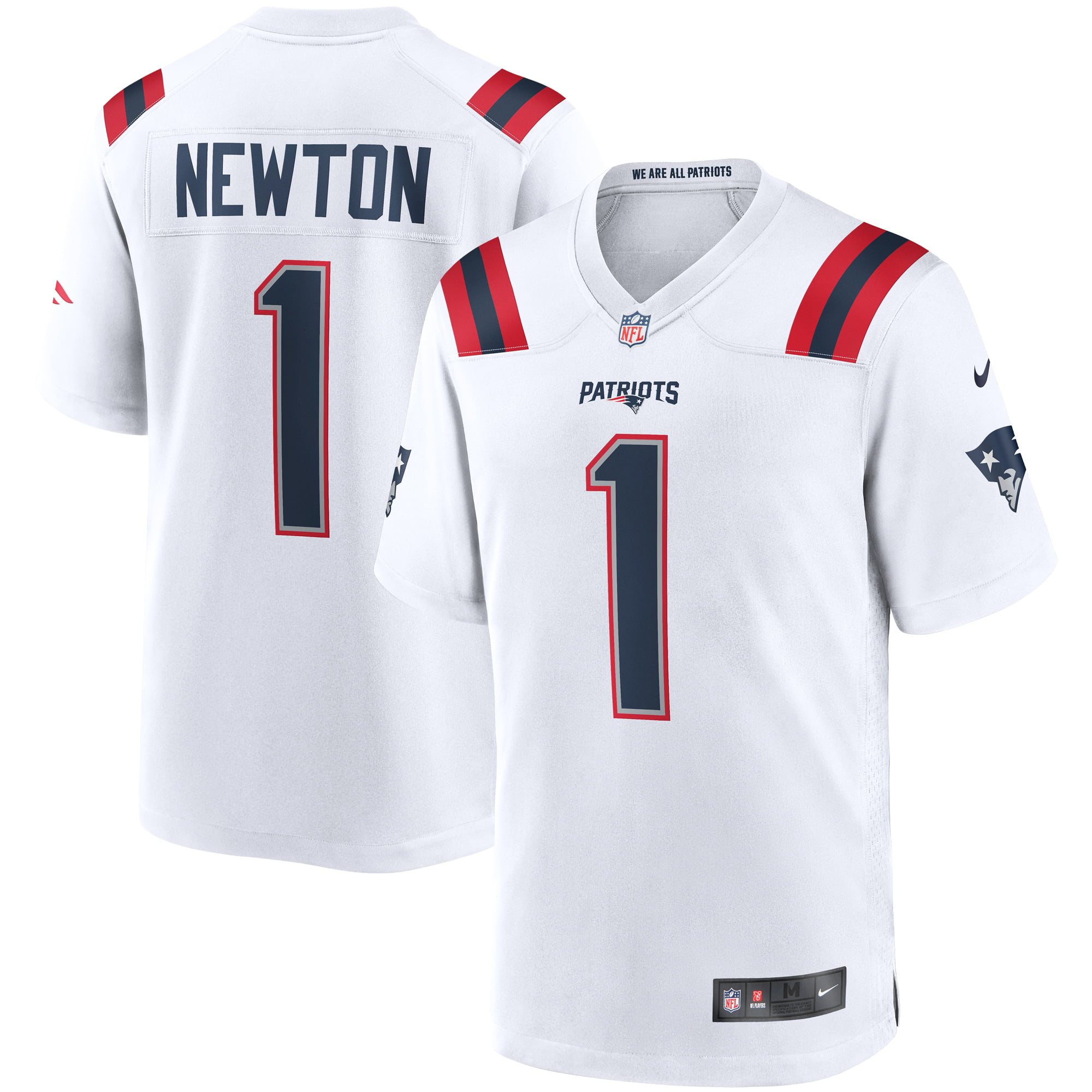 cam newton in a patriots jersey