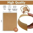 thumbnail image 2 of 100 Sheets Kraft Paper Brown Cardstock 8.5 x 11,  80lb Card Stock Printer Paper for Invitations, Menus, Crafts, DIY Cards, 2 of 6