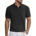 thumbnail image 2 of GENTS BLISS V Neck Men Polo Shirts Short Sleeve Knit T shirts for Men Casual Stretch Men Shirts, 2 of 7
