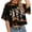 Z003-Black, variant on Halloween Shirts Women Novelty Cute Dance Skeleton Ghost Graphic Short Sleeve Crop Tops Casual Trendy Crew Neck Blouses Z003-Black XXL