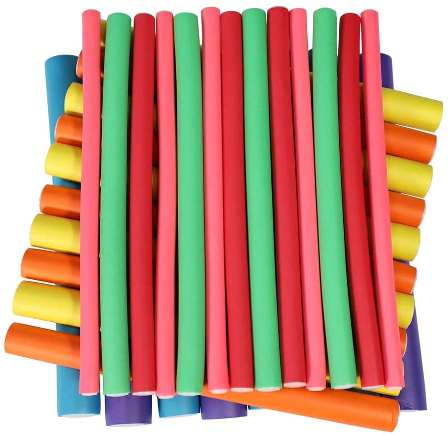 42 pack 7&quot; Flexible Curling Rods - Walmart.com - Walmart.com