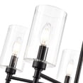 thumbnail image 4 of Millennium Lighting 9915-MB Chastine 5 Light 24" Wide Chandelier - Black, 4 of 7