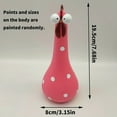 thumbnail image 3 of Long Neck Chicken Statue Garden Decoration Hand Crafted Resin Rooster Sculpture Funny Outdoor Decor for Lawn Yard Art Microlandschaft Office Home Shelf Display Novelty Animal Figurine, 3 of 4