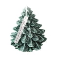 thumbnail image 1 of mfyjkho Vela perfumada con forma de árbol de Navidad, cera de flor de hielo, forma de torre, para decoración navideña del hogar, 1 unidad, 1 of 1