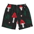 thumbnail image 5 of Goofa Amanita Mushroom Printed Mens Swim Trunks Summer Quick Dry Short Beach Swimwear Bathing Suits-Medium, 5 of 9
