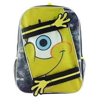 Backpack Spongebob 16" Skate Board Face School Bag New 328039 by Spongebob