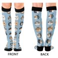 thumbnail image 4 of FORMRS Womens Knee High Socks Casual Long Thick Travel Daily Wear, 1 Pair, Vibrant Cute Cat, 4 of 6
