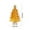 Yellow, variant on Yhmxh Christmas Crystal Tree Tabletop Artificial Mini Xmas Tree Figurines Glass Clear Christmas Tree Sculpture Figurine Christmas Tree Ornament Christmas Crystal Craft Home Decor Xmas Gift for Women