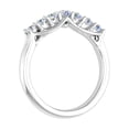 thumbnail image 2 of 1/2 Carat 7-Stone Diamond Wedding Band Ring in 14K White Gold (Ring Size 5.5) (SI1-SI2 Clarity), 2 of 4