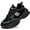 Black, variant on Safety Trainers Women Steel Toe Cap Work Shoes Comfy Construction Industrial Sneakers