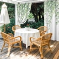 thumbnail image 4 of Outdoor Curtains for Patio Waterproof, Eucalyptus Leaves Outdoor Privacy Panels Grommet, Green Summer Botanical Weeping Blackout Outside Curtains for Porch/Cabana/Pergola/Gazebo 54"x108", 1 Panel, 4 of 8