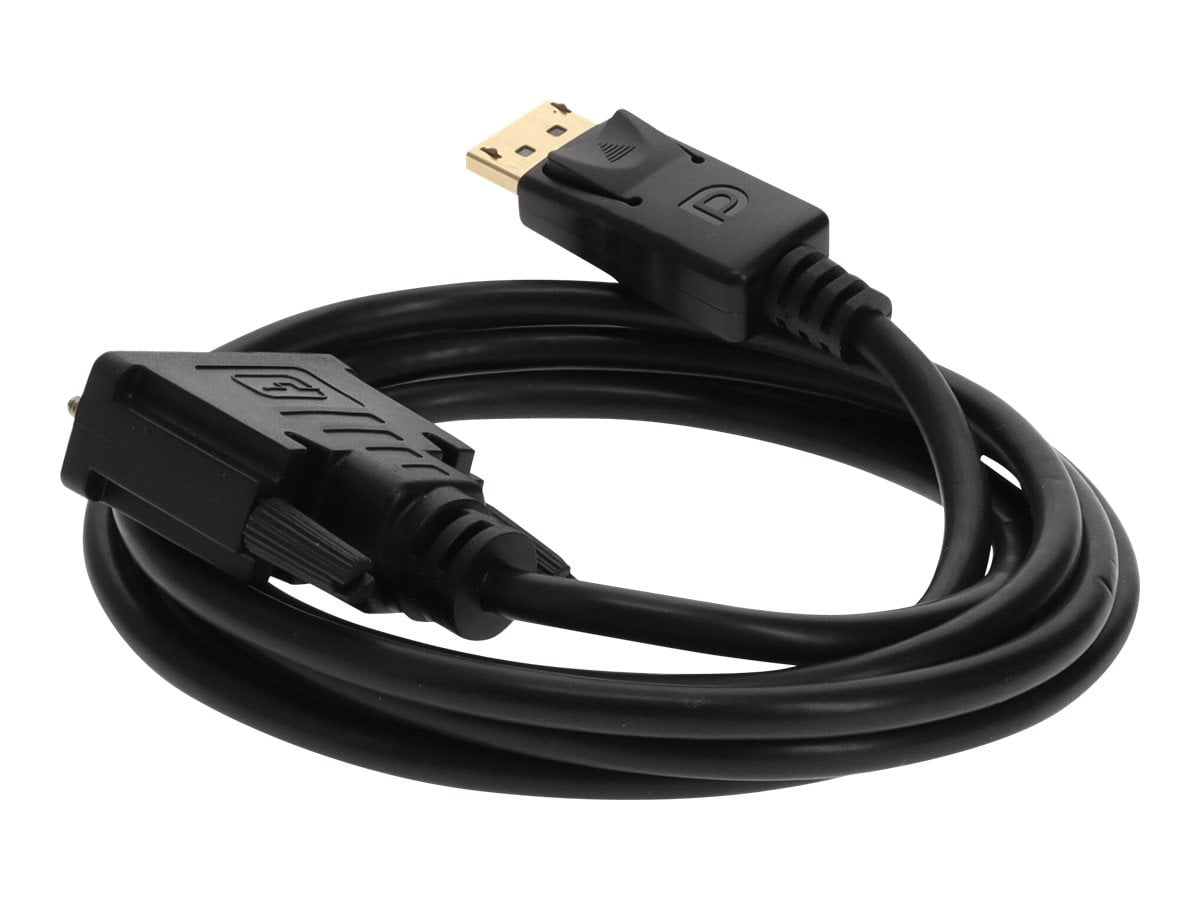 AddOn 6ft DisplayPort Male to DVI-D Male Black Adapter Cable (Requires DP++)