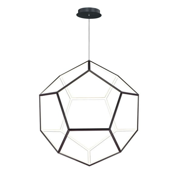 40 Inch 108W 1 Led X--Large Pendant Et2 Lighting E25108-Bk