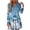 Sky Blue, variant on WTOBBY Women's Christmas Themed Dress Loose V-Neck Long Sleeve Casual Holiday Print Party Wear with Festive Design for Special Events,Beige L