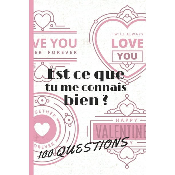 Est Ce Que Tu Me Connais Bien Quizz Entre Amoureux 100 Questions Pour Mieux Connaitre Votre Partenaire Idee Cadeau Originale Valentin Fiancailles Mariage Anniversaire Paperback Walmart Com Walmart Com