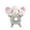 Light Gray #225, variant on Baby Rattle Plush Hand Grip Toy Soft Fabric Sensory Ring Squeaker Stick Educational Infant Grasping Toy for Newborns Toddlers Nursery Gift 2026 New Arrival