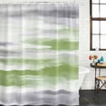thumbnail image 3 of Sage Green Gray Waterproof Fabric Shower Curtain,Neutral Abstract White Ombre Texture Waterproof Fabric Shower Curtain for Bathroom Curtains Bathtubs Shower Curtains with 12 Hooks Standard 72x72, 3 of 8