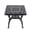 Black, variant on Cast Aluminum Square Outdoor Side Table, 20.8" Weather-Resistant & Rust-Proof Patio End Table, Elegant Antique Copper Finish Coffee Table for Patio, Backyard, Garden, Deck & Porch