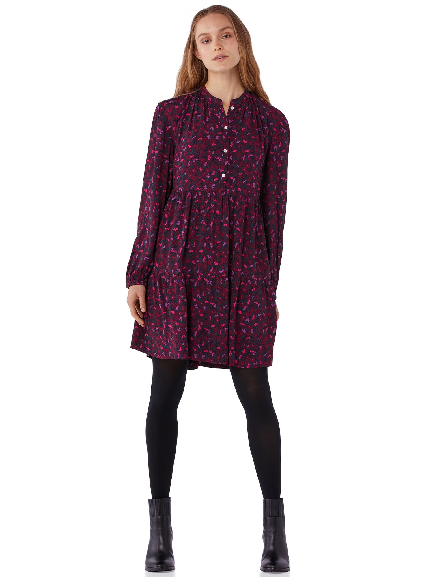 Tiered Swing Dress 