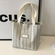 thumbnail image 4 of Bolsos prácticos para mujer, bolsos de lona, bolsos de mano a rayas, bolsos de hombro, bolsos de mano para el aula, bolsos para estudiantes, bolsos de tela, bolsos de tela, 4 of 6