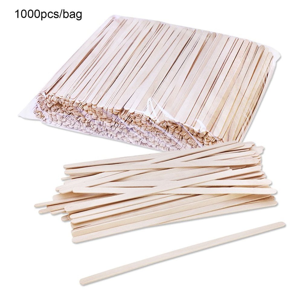 Disposable Brich Wood Coffee Stir Sticks 1000, 178 mm