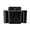 Black, variant on 2pcs Portable Car Garbage Can, Multipurpose Car Organizers, Universal Car Trash Can With Lid For Car, Home, Office