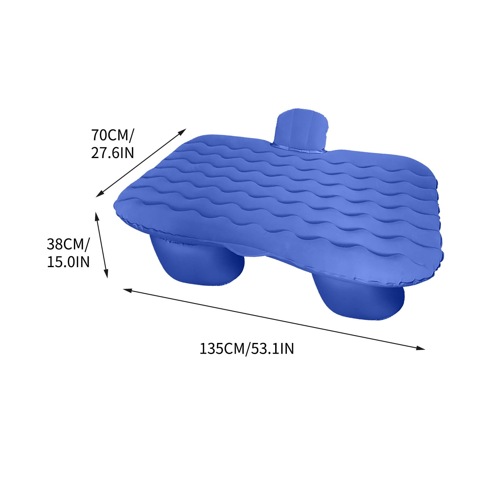SNGMN Car Inflatable Mattress, Portable Travel Bed for Rear Seat Comfort on Long Trips, Supports Uninterrupted Driving