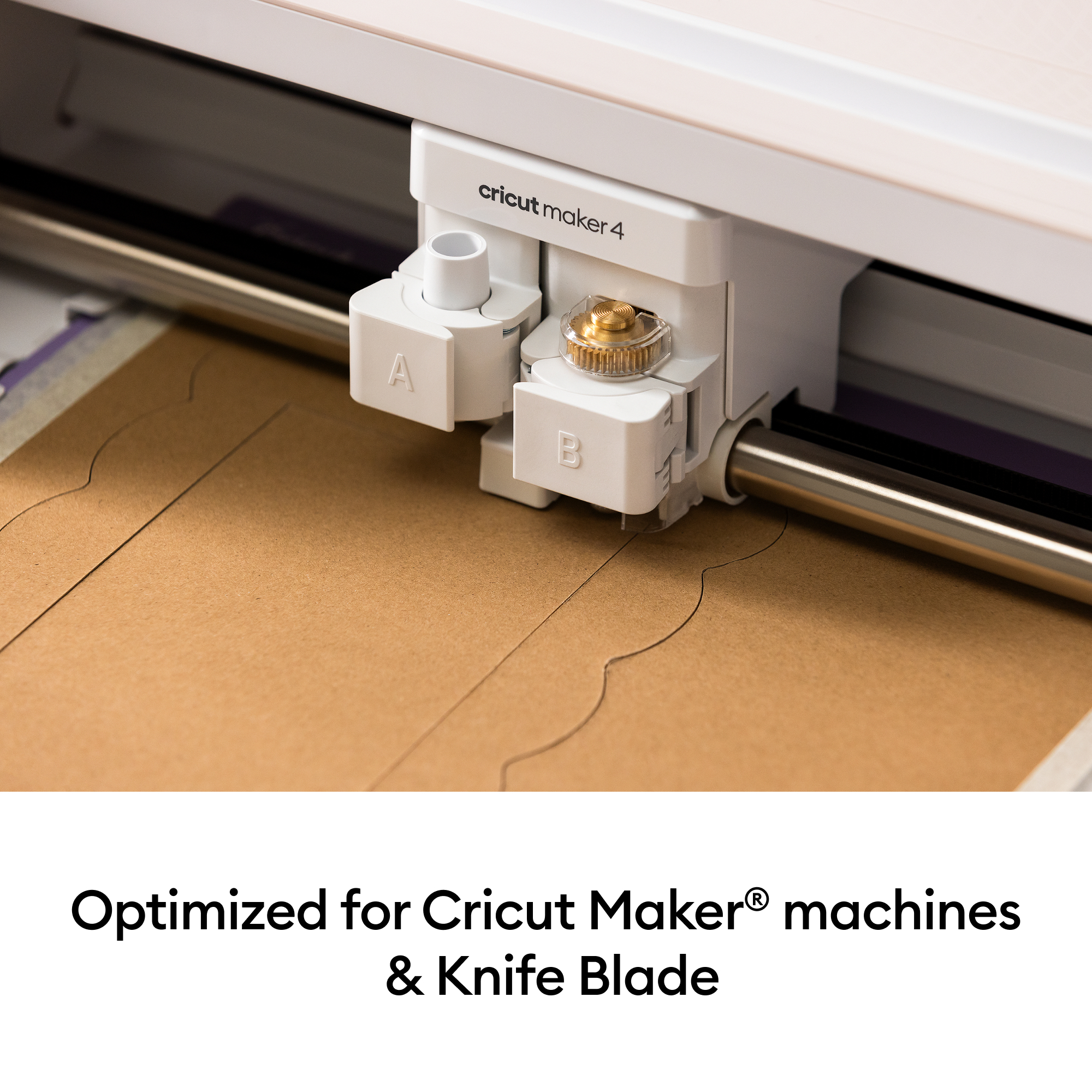 Cricut® Heavy Chipboard, 2mm 11 in x 11 in (5), 11" x 11",Nature