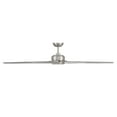 thumbnail image 4 of WAC Lighting Roboto XL Indoor Outdoor 8-Blade Smart Ceiling Fan 70in with Remote Control - 70 Brushed Nickel, 4 of 5