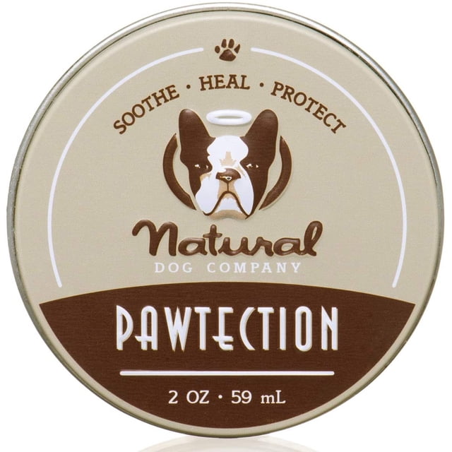 Natural Dog Company PawTection Dog Paw Balm Tin, Protege las Natural Dog Company Natural Dog Company
