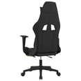 thumbnail image 6 of vidaXL Massage Gaming Chair with Footrest, Reclining, Height Adjustable, Swivel, Black & Yellow, 6 of 13