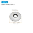 thumbnail image 2 of Uxcell 6.3x19mm 201 Stainless Steel EPDM Bonded Sealing Neoprene Rubber Washers, 100 Pieces, 2 of 6