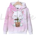 thumbnail image 3 of Sudadera con capucha de animales Boba Tea, sudadera con capucha de gato y zorro, sudadera con capucha Harajuku, sudaderas con capucha para niños, suéteres kawaii, sudaderas casuales, ropa para niños, 3 of 5