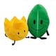 thumbnail image 3 of Cojín De Sofá Súper Suave De Peluche De Dibujos Animados De Hoja Verde Lindo Para Fanáticos De Dibujos Animados Speravity FN008362-02, 3 of 6