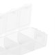 thumbnail image 5 of Divide Storage Box 7-Grid Watercolor Palette Jewelry Travel Repacking Plastic ContainerWhite, 5 of 5