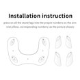thumbnail image 4 of Hand Rest,Arm Rest Hand Stand Nail Rest Pillow Nail Rest Cushion Hand Rest U-shaped Hand Cushion Hand U-shaped Rest U-shaped Hand Nails, 4 of 6