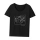 thumbnail image 3 of Camiseta para mujer Ropa deportiva de verano Camisa con cuello redondo para mujer para viajes en la playa Mujer SG, 3 of 7