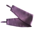 thumbnail image 3 of Ava Blackout Weave Grommet Curtain Panels With Tie Backs Pair ( Set of 2) - W108" X L84" Pair - Purple, 3 of 5