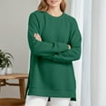 thumbnail image 2 of Bainana Fashion Women'S Sweatshirt Crew Neck Long Sleeve Tops Oversized Pullover Sweatshirts Daily Wear Fall Outfits Size Xl, 2 of 5