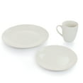 thumbnail image 2 of Elama Iris 32 Piece Porcelain Dinnerware Set with 2 Serving Bowls in White, 2 of 3