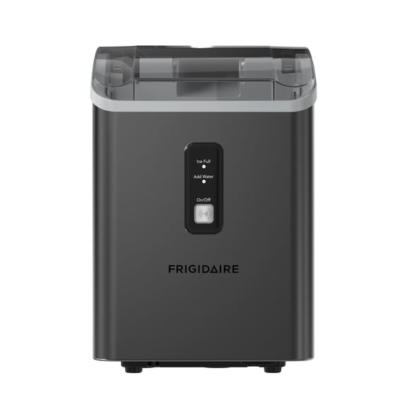 Frigidaire, 33 Lbs. Nugget Ice Maker, Black Stainless Steel, EFIC144 BLACK